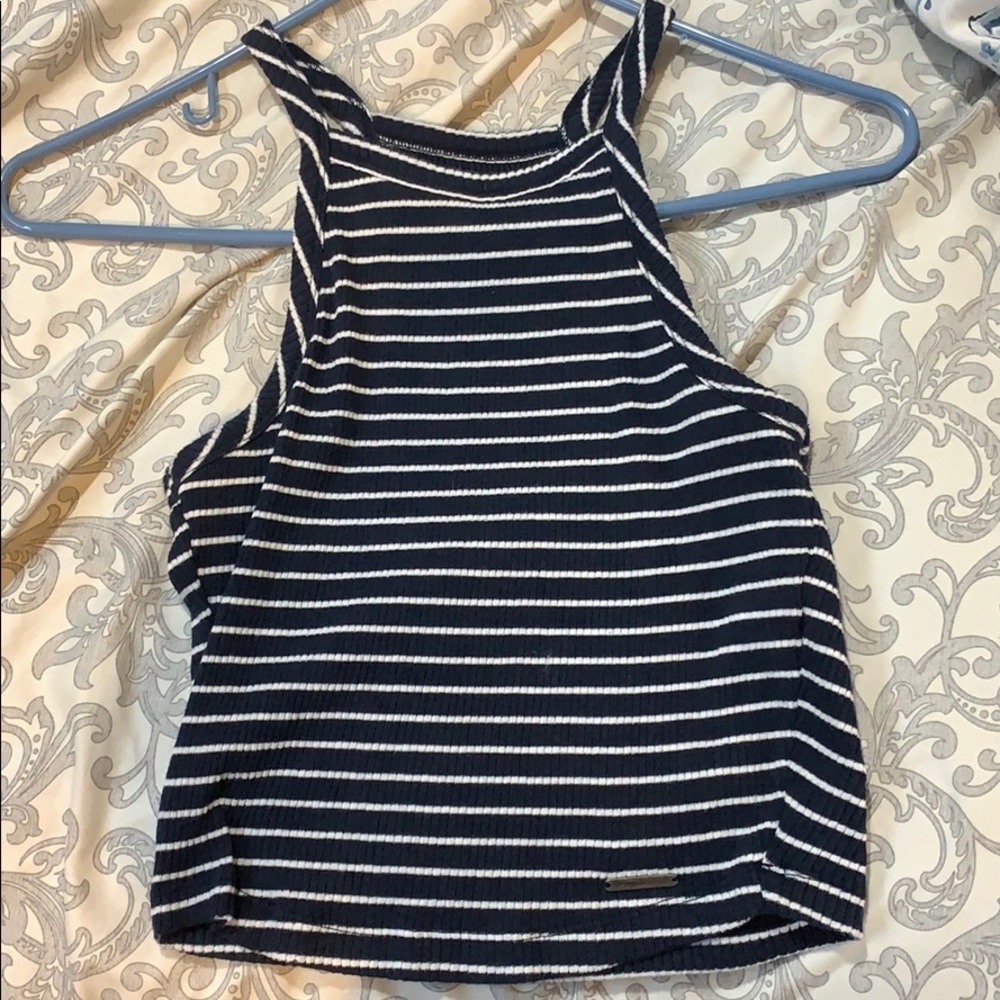 Abercrombie stripped tank top